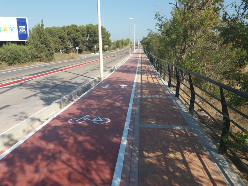 CARRIL BICI EJE CENTRAL CASCO URBANO, URBANIZACIÓN ZONA NORTE Y CONEXIÓN PARTIDAS PORCHINO Y LA RODANA